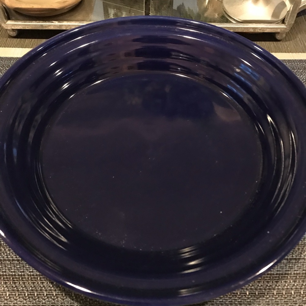 Cobalt blue Chantal Pie Dish Plate